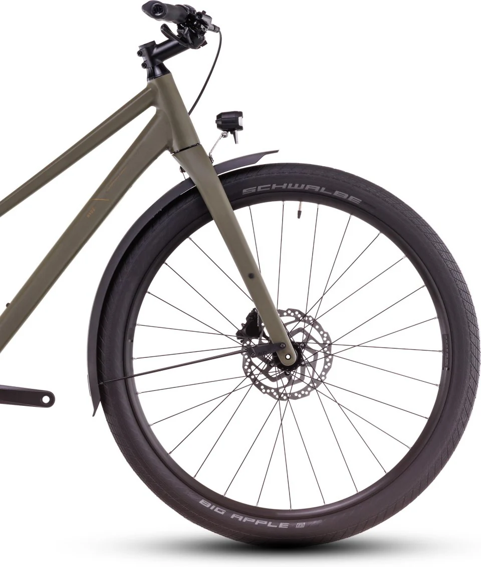 Cube Hyde Pro FE Hybrid Bike 2025 - Dusty Olive - Image 3