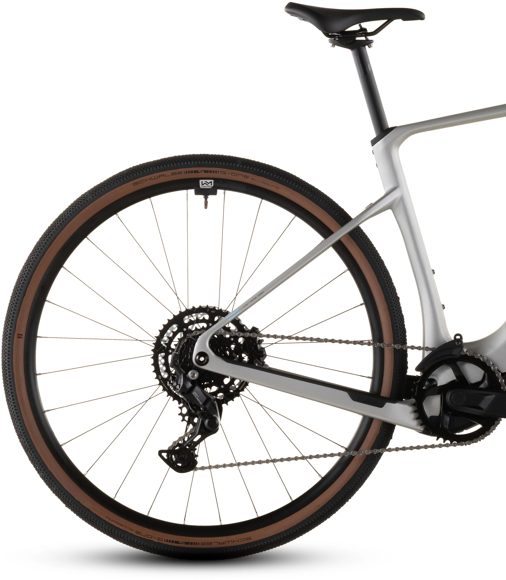 Cube Nulane Hybrid C:62 Race 400X Carbon Electric Hybrid Bike 2026 - Sleekgrey - Image 2