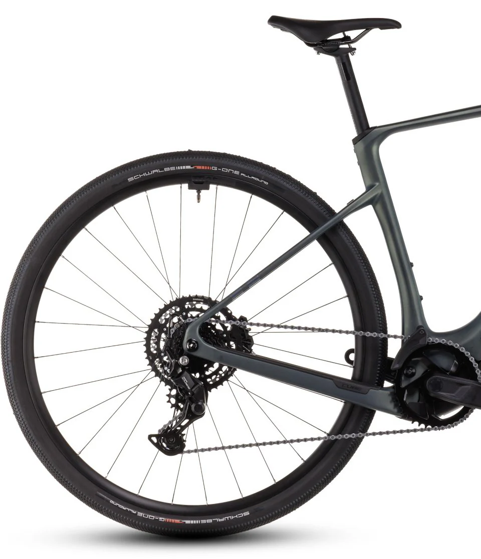 Cube Nulane Hybrid C:62 Race 400X Electric Hybrid Bike 2025 - Sagebrush Green - Image 2