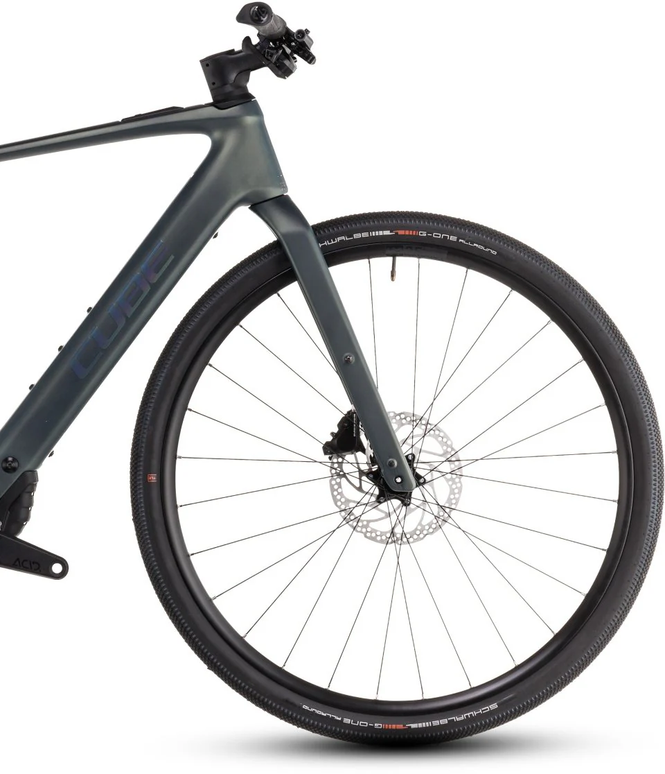 Cube Nulane Hybrid C:62 Race 400X Electric Hybrid Bike 2025 - Sagebrush Green - Image 3