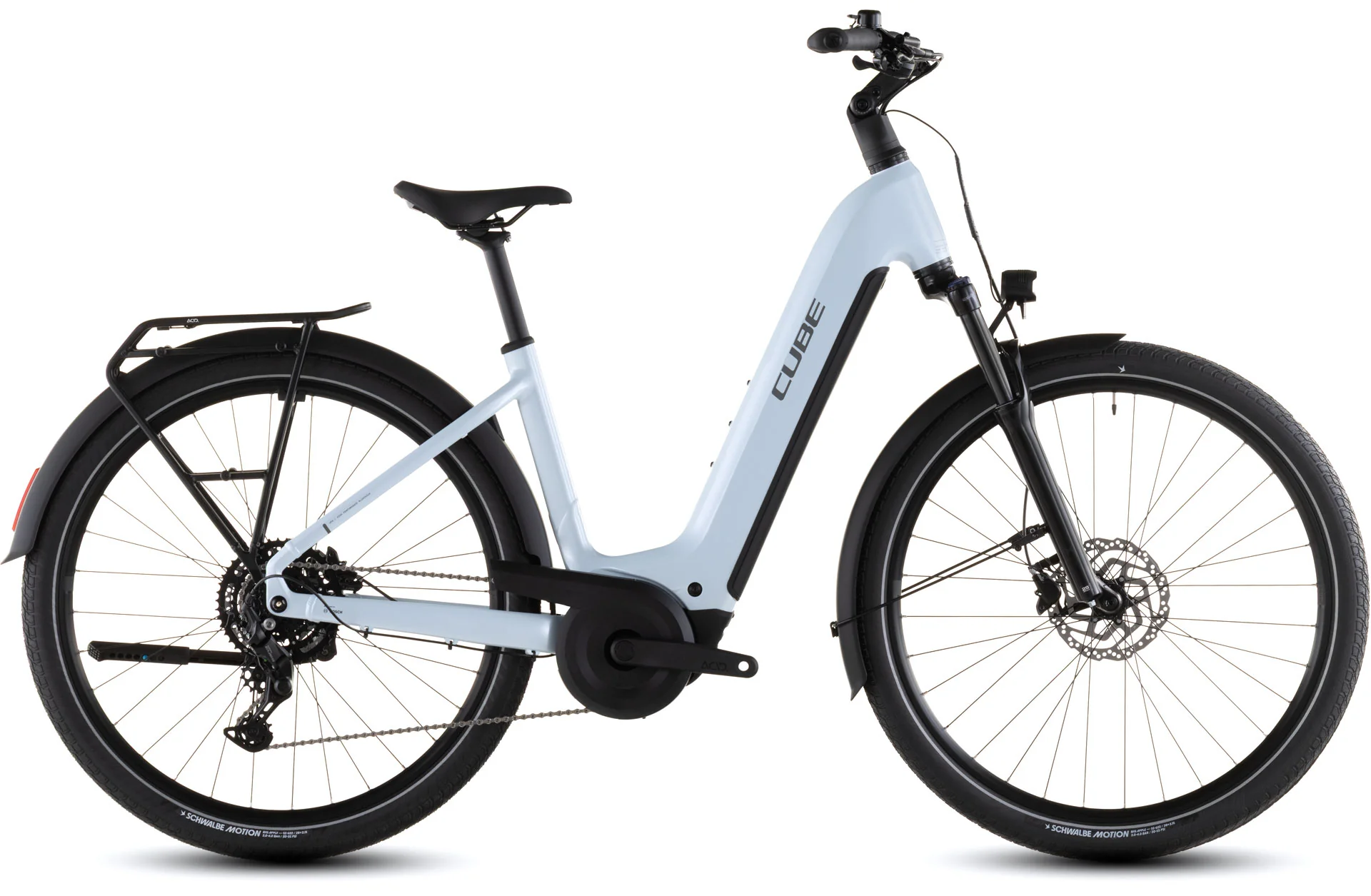 Cube Touring Hybrid One 600 Easy-Entry Electric Hybrid Bike 2026 - Glacier