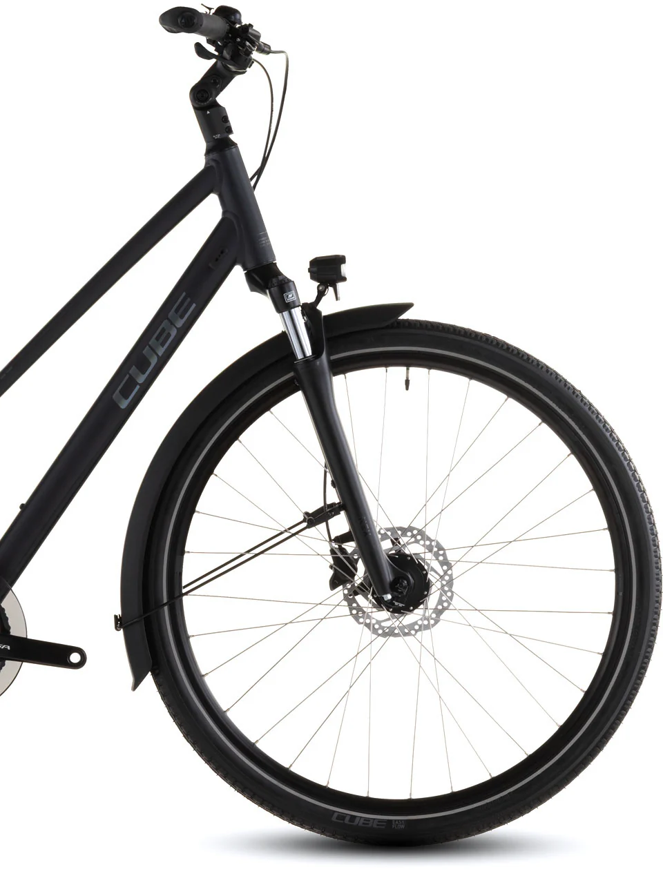 Cube Touring One Trapeze Hybrid Bike 2026 - Night - Image 3