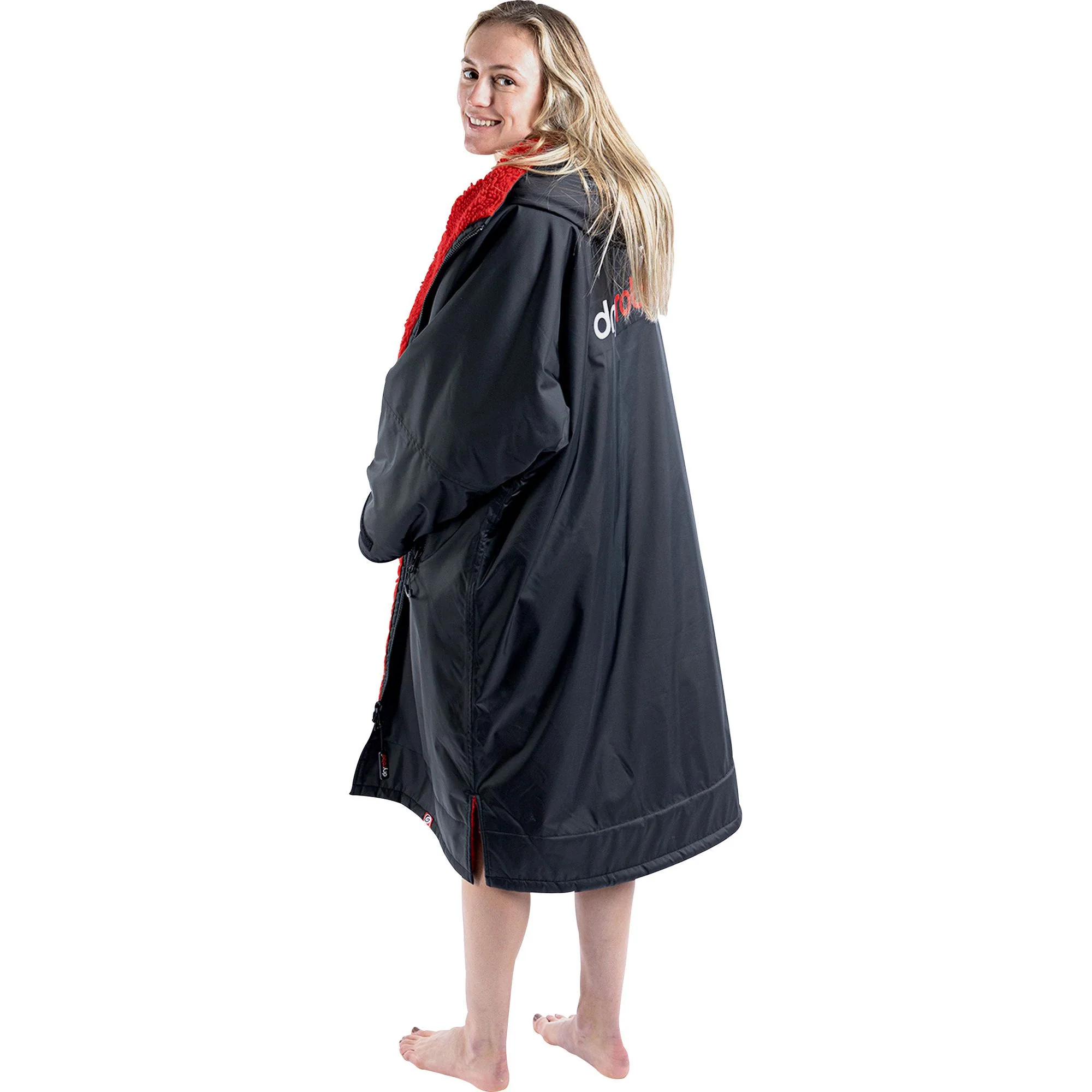 Dryrobe Advance Long Sleeve Changing Robe - Black - Image 2