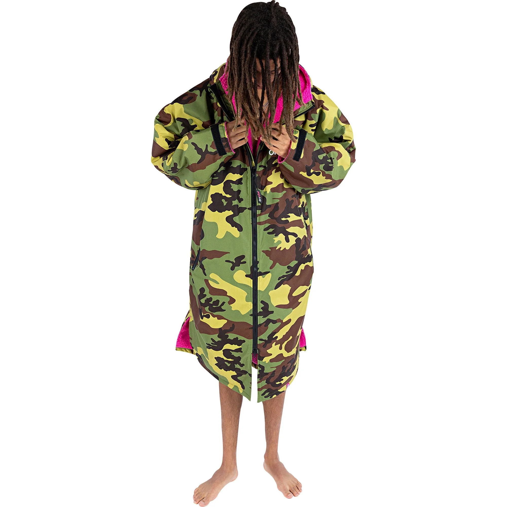 Dryrobe Advance Long Sleeve Changing Robe - Camo - Image 3