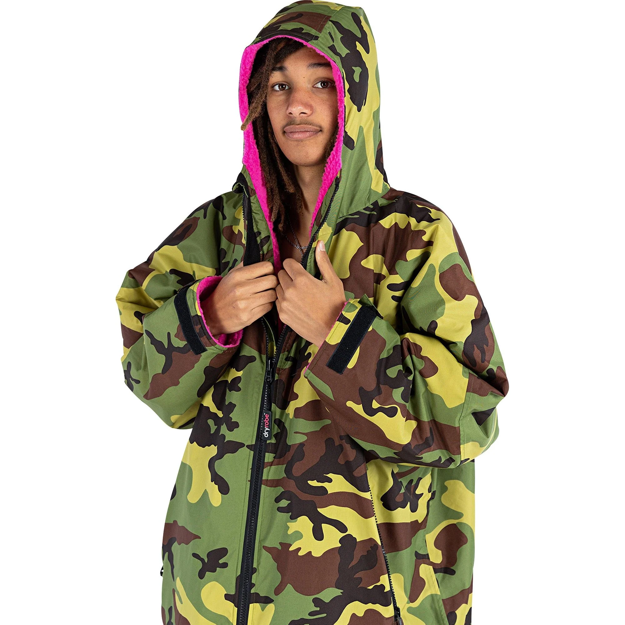 Dryrobe Advance Long Sleeve Changing Robe - Camo - Image 4