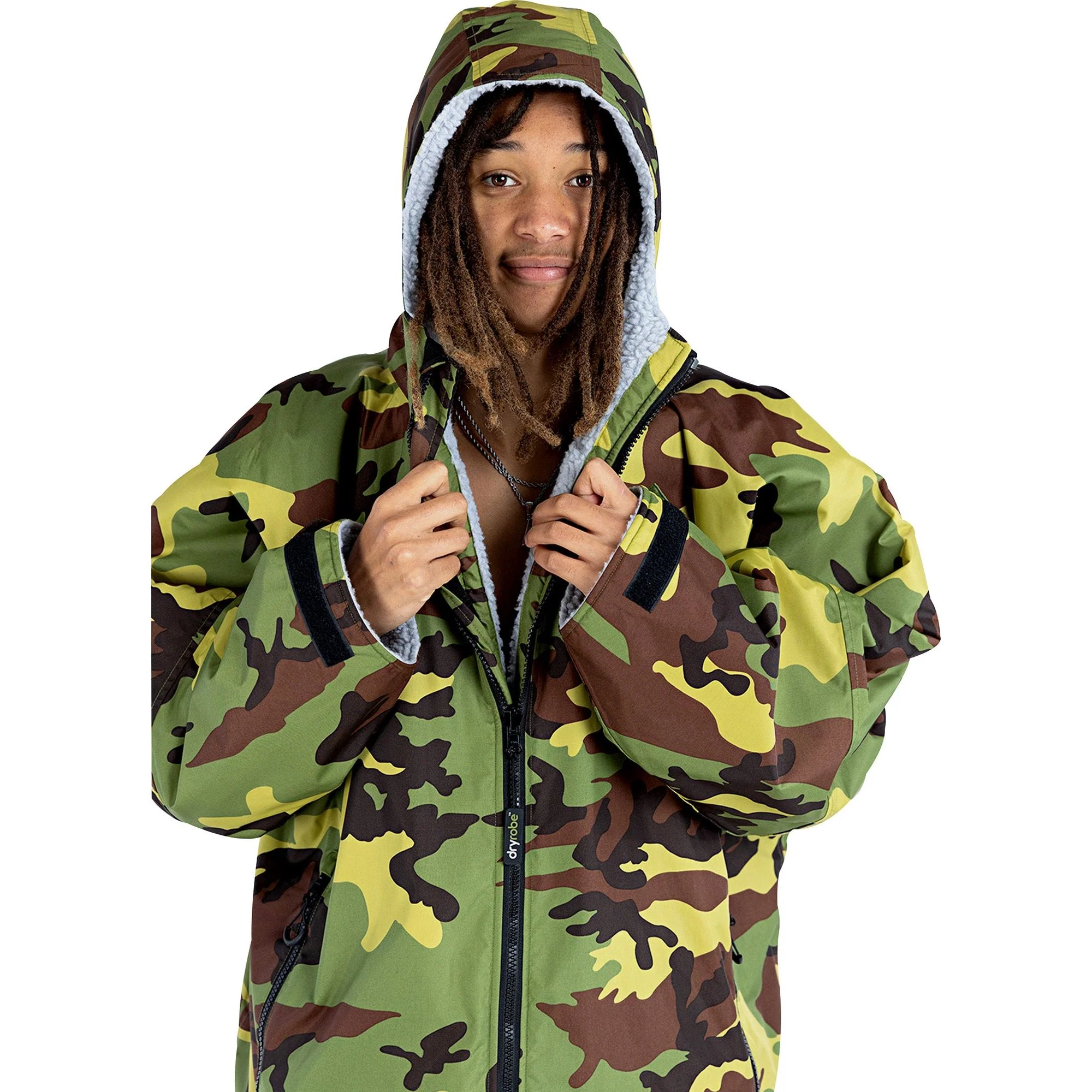 Dryrobe Advance Long Sleeve Changing Robe - Camo - Image 4