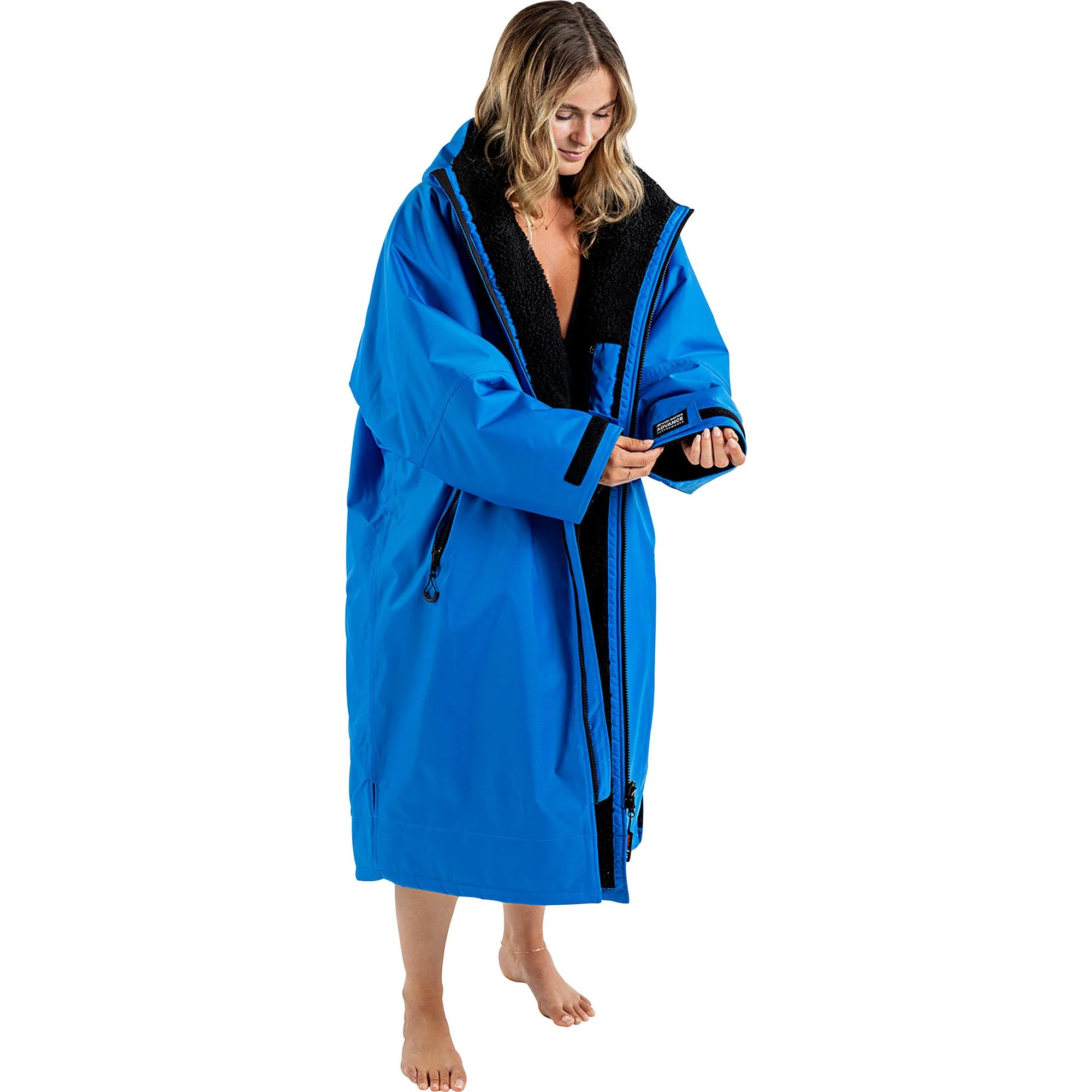 Dryrobe Advance Long Sleeve Changing Robe - Cobalt - Image 3