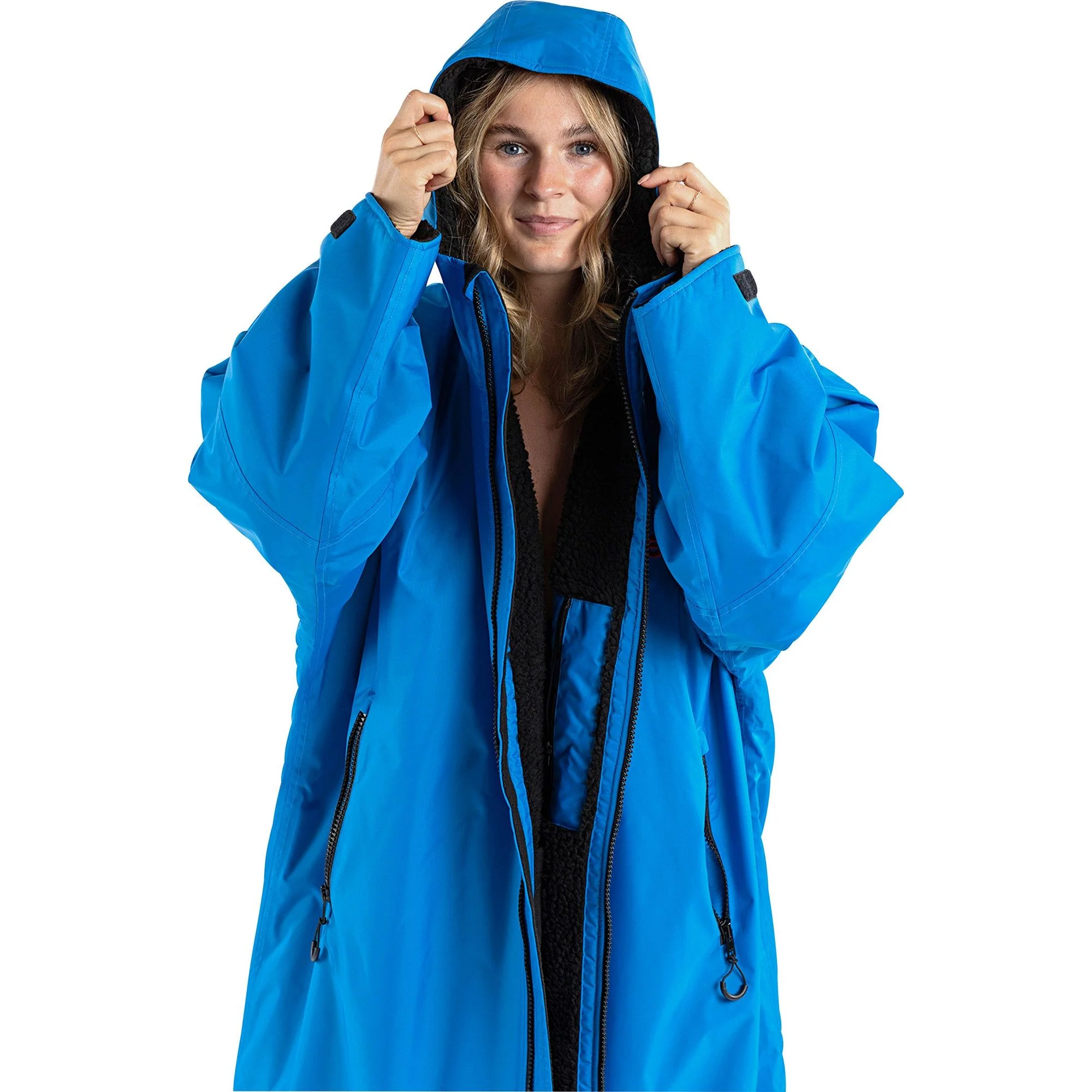 Dryrobe Advance Long Sleeve Changing Robe - Cobalt - Image 4