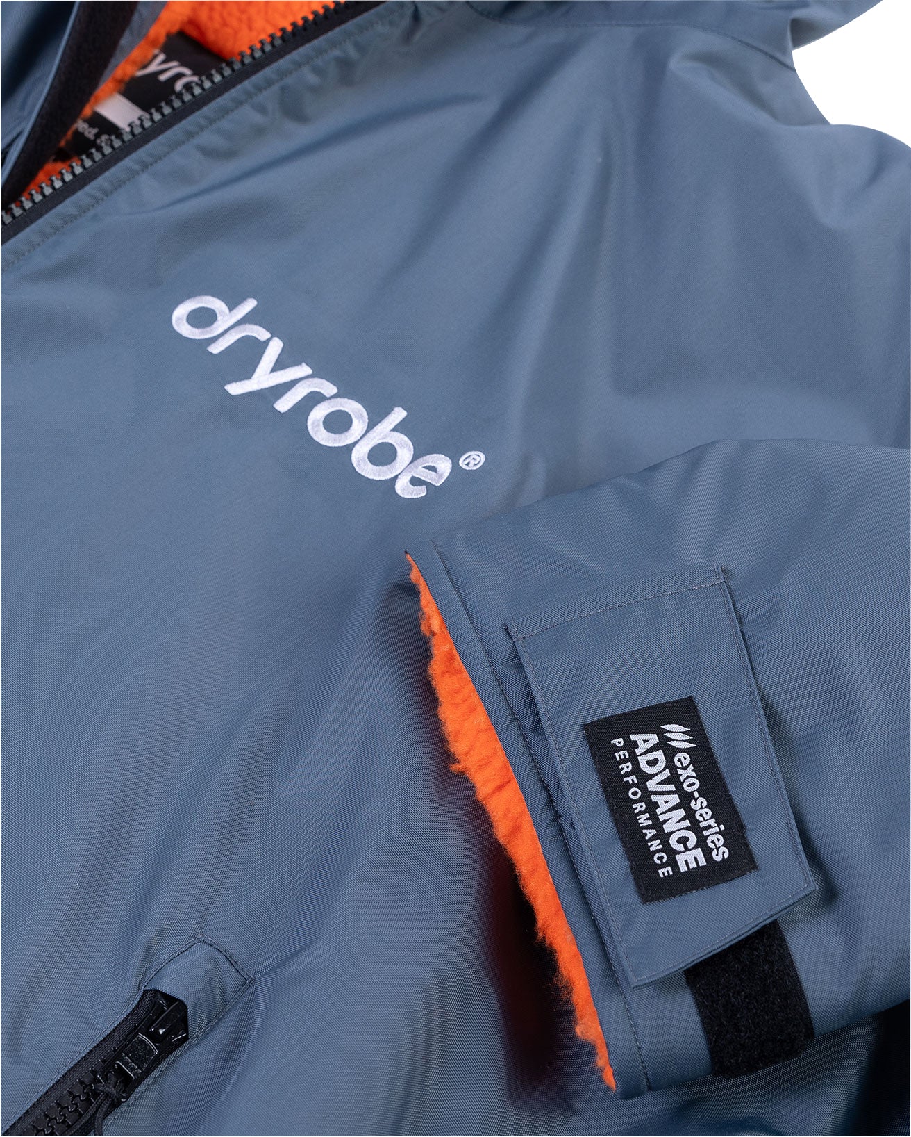 Dryrobe Advance Long Sleeve Changing Robe - Grey - Image 5