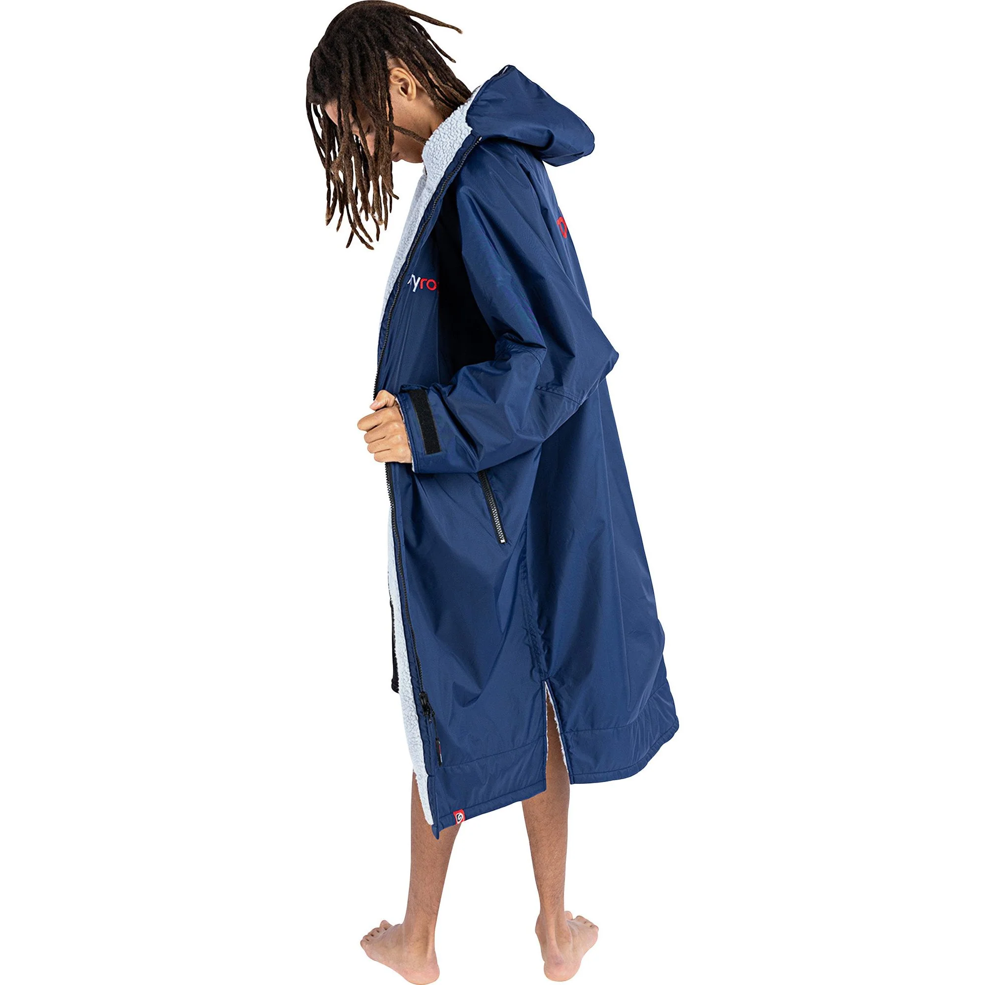 Dryrobe Advance Long Sleeve Changing Robe - Navy - Image 2