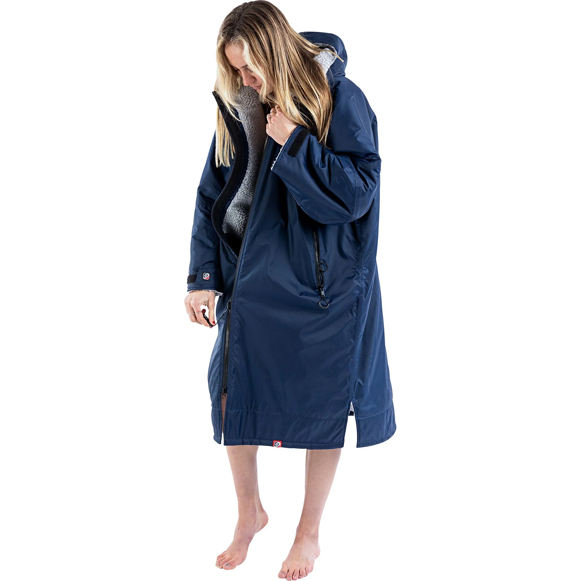 Dryrobe Advance Long Sleeve Changing Robe - Navy - Image 3