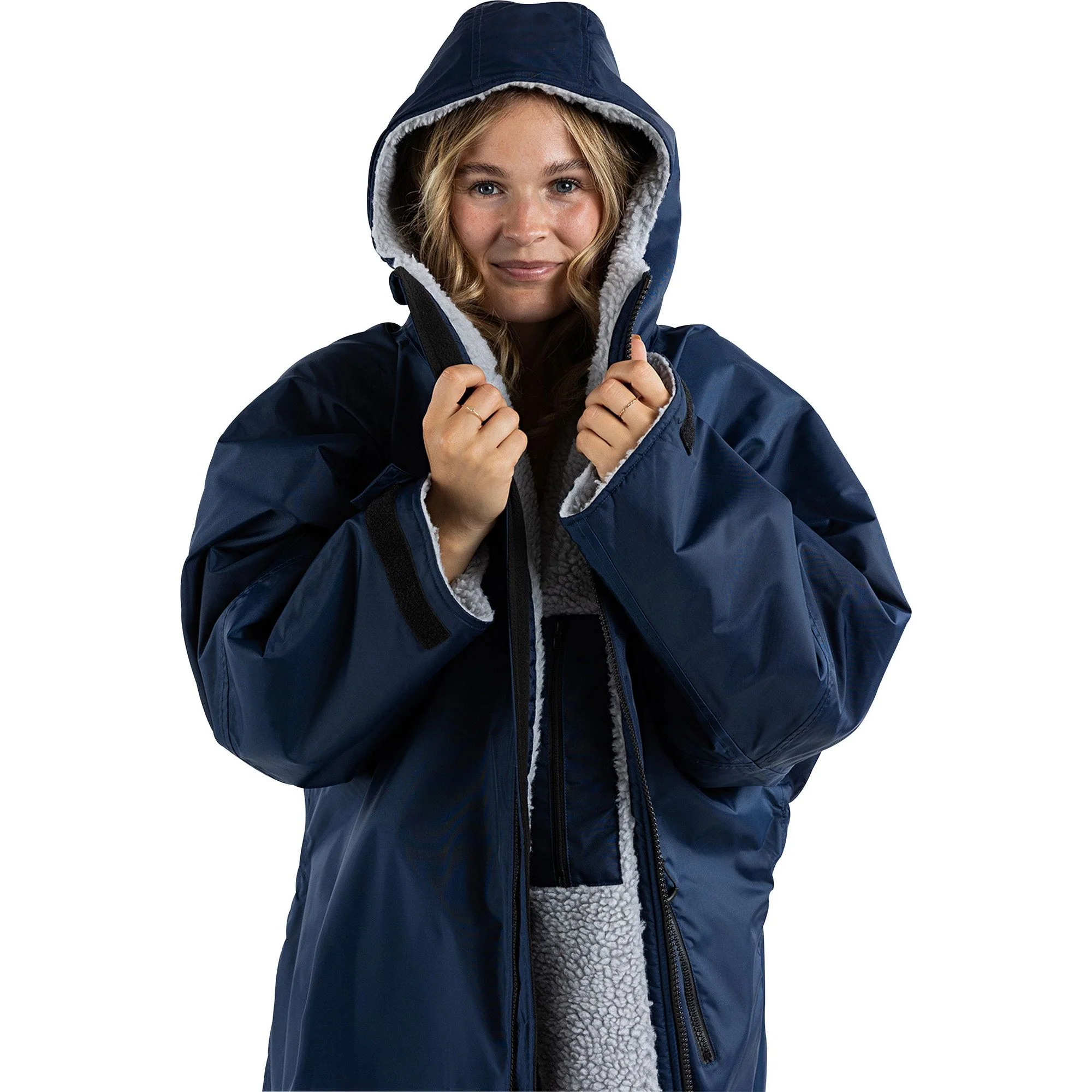 Dryrobe Advance Long Sleeve Changing Robe - Navy - Image 6