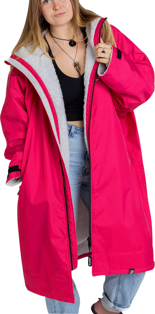 Dryrobe Advance Long Sleeve Changing Robe - Pink
