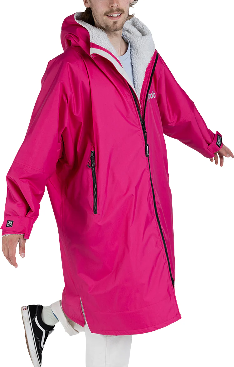 Dryrobe Advance Long Sleeve Changing Robe - Pink - Image 2