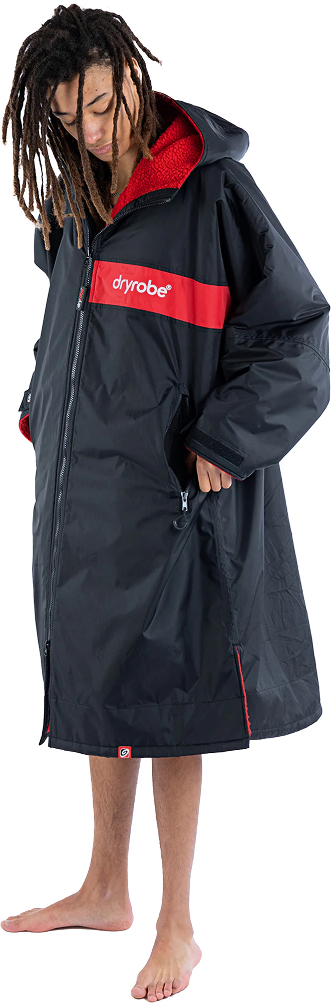 Dryrobe Advance Remix Long Sleeve Changing Robe - Black - Image 3