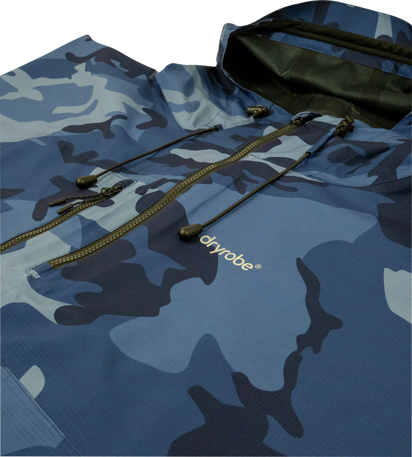 Dryrobe Waterproof Poncho - Blue - Image 7