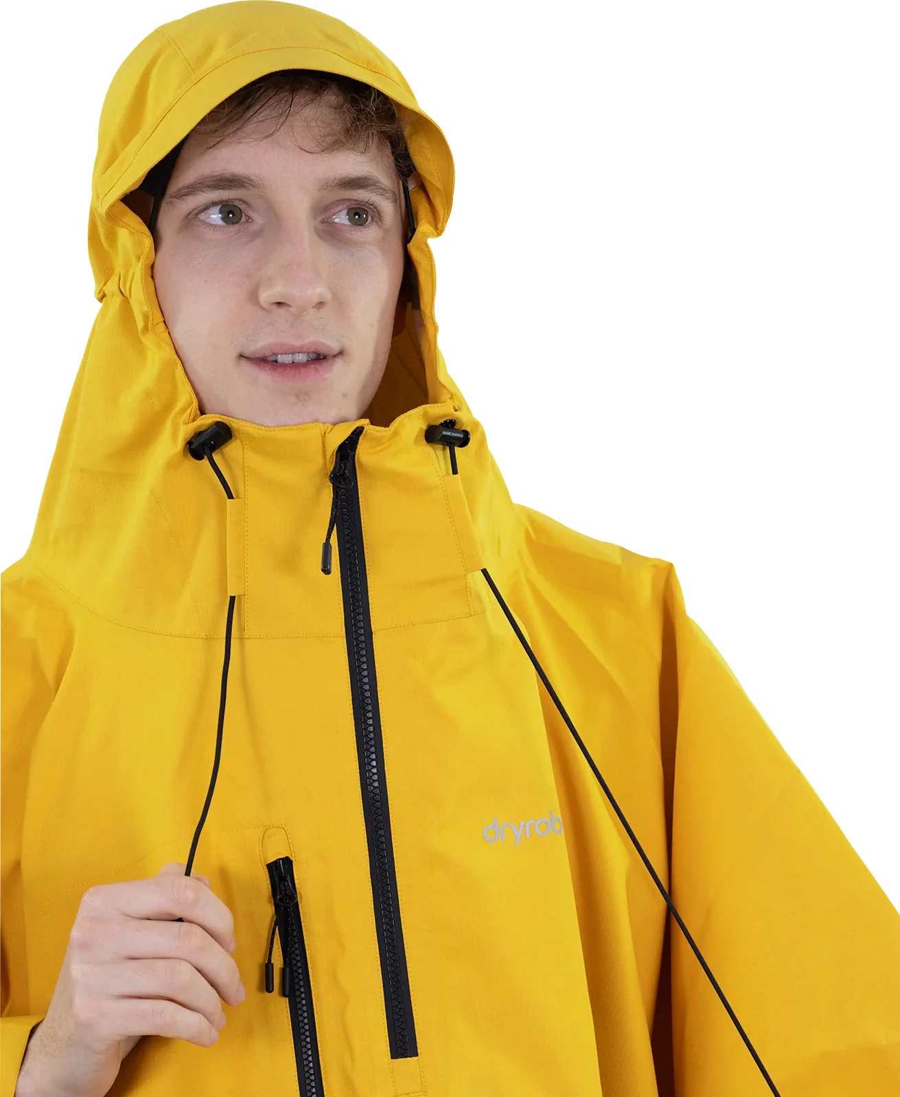 Dryrobe Waterproof Poncho - Yellow - Image 6