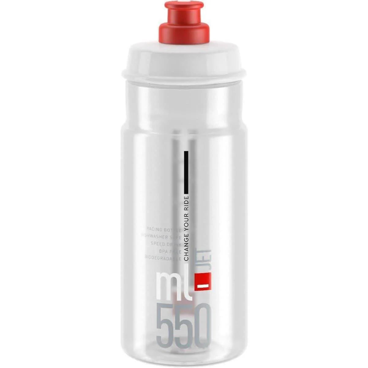 Elite Jet Biodegradable 550ml Water Bottle - Red