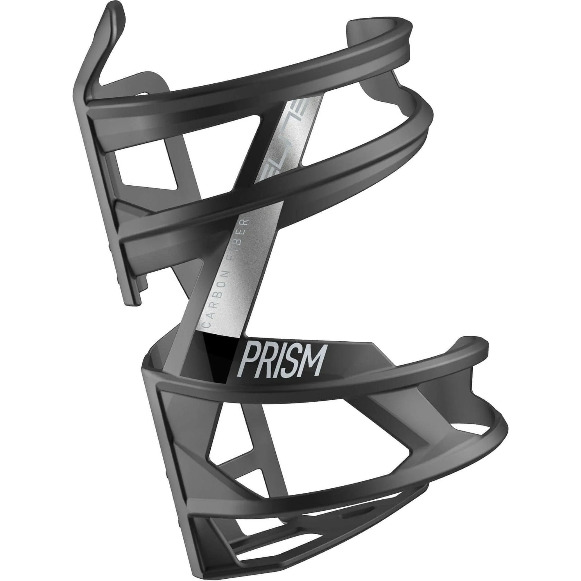 Elite Prism Carbon Right Hand Side Entry Bottle Cage - Grey