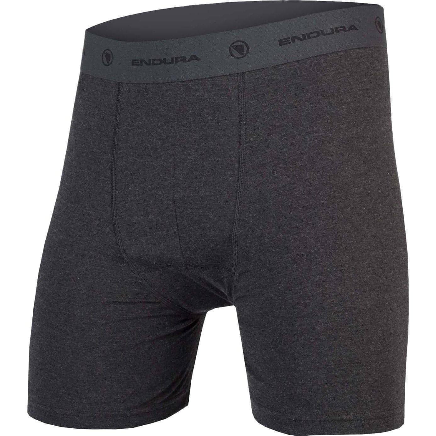 Endura Bike (2 Pack) Mens Boxers - Grey - Image 3