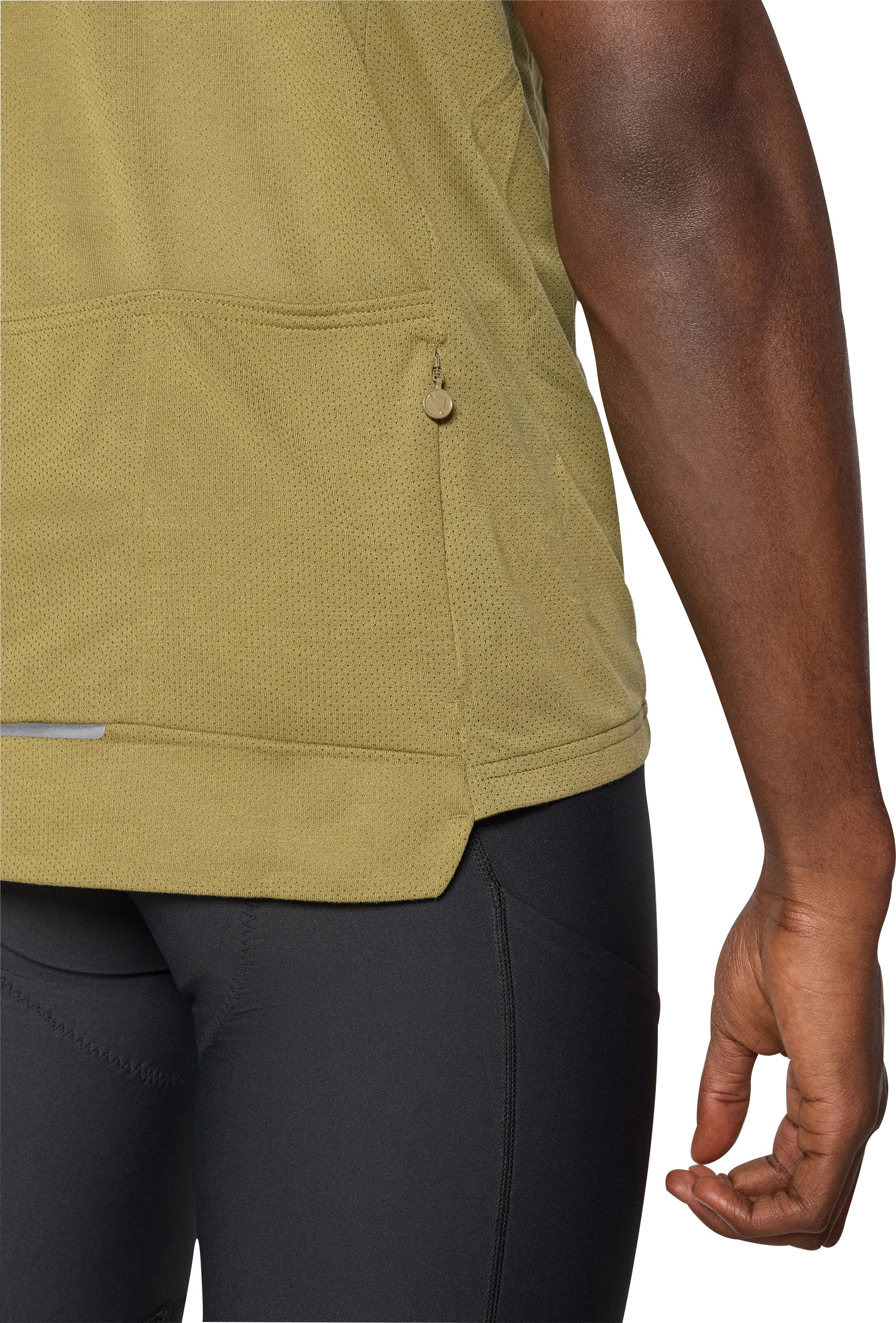 Endura Loop Short Sleeve Mens Cycling Jersey - Green - Image 3