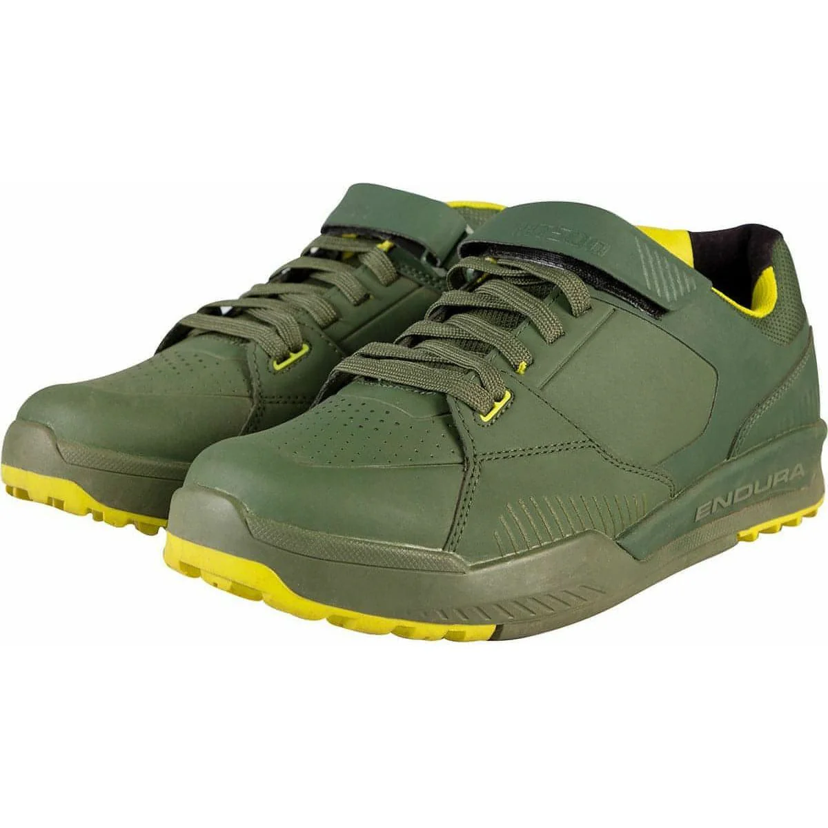 Endura MT500 Burner Clipless Mens MTB Cycling Shoes - Green - Image 3