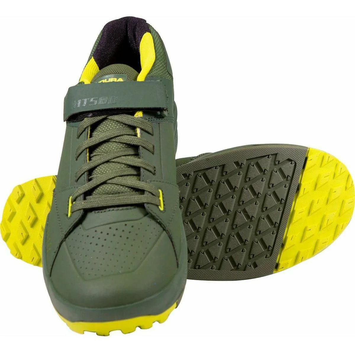Endura MT500 Burner Flat Mens MTB Cycling Shoes - Green - Image 4