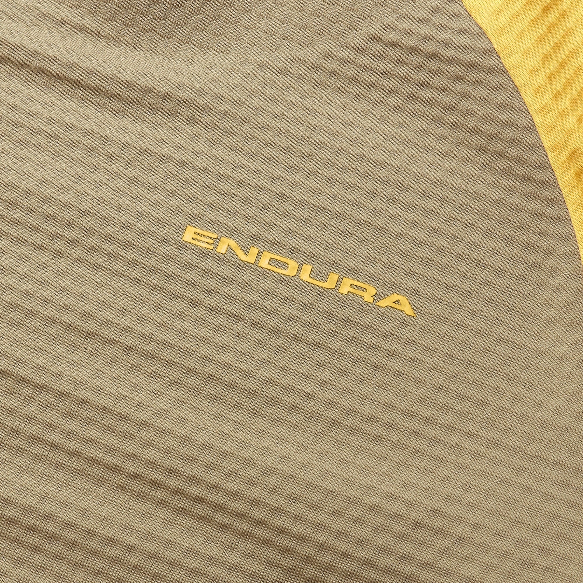 Endura SingleTrack Fleece Long Sleeve MTB Mens Cycling Jersey - Green - Image 4