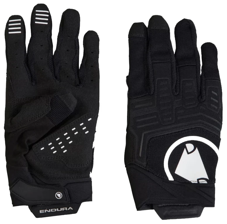 Endura Singletrack II Full Finger Cycling Gloves - Black