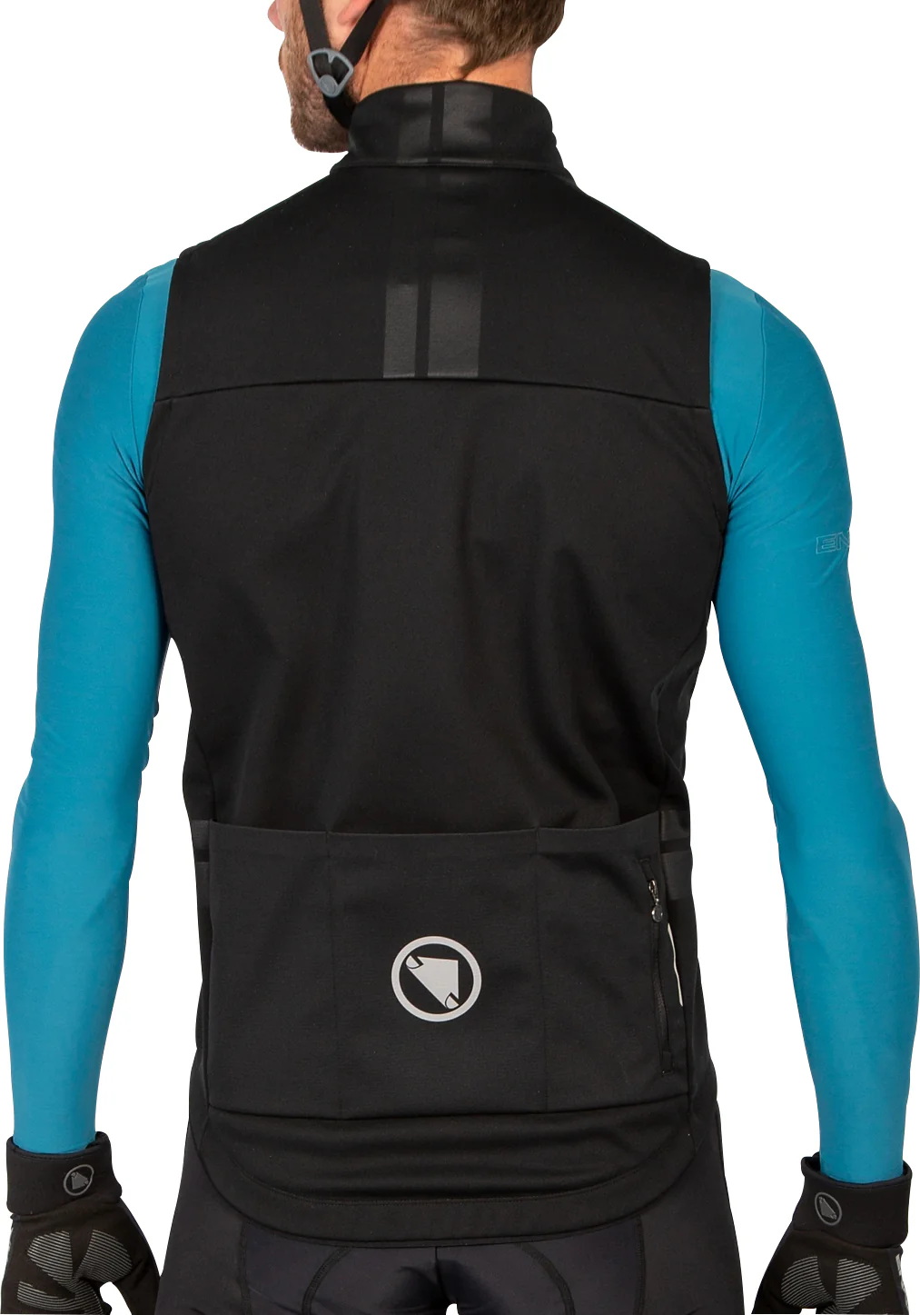 Endura Windchill II Mens Cycling Gilet - Black - Image 2