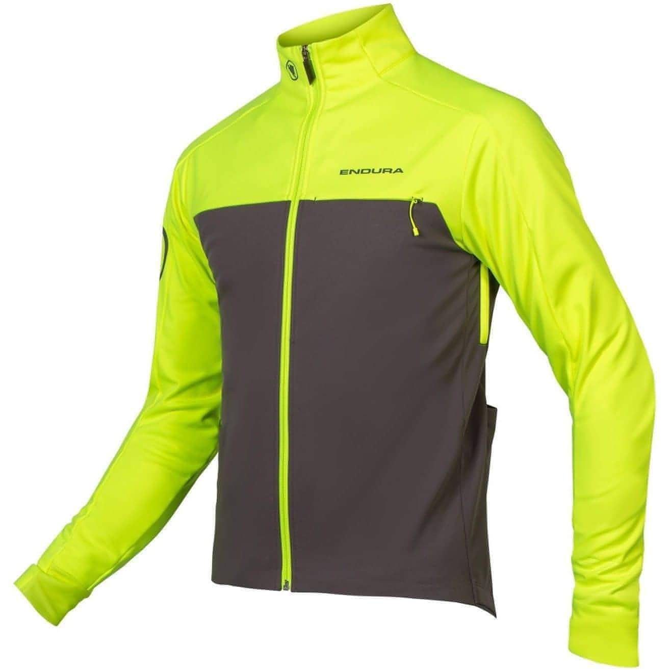 Endura Windchill II Mens Cycling Jacket - Yellow - Image 3