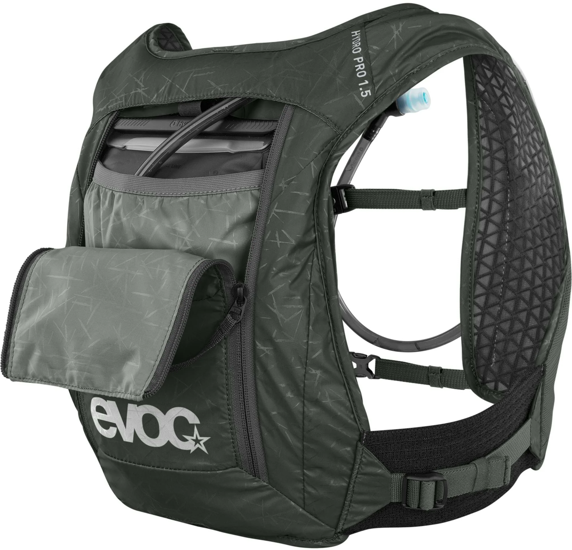 Evoc Hydro Pro 1.5L Hydration Pack With 1.5L Bladder - Green - Image 3