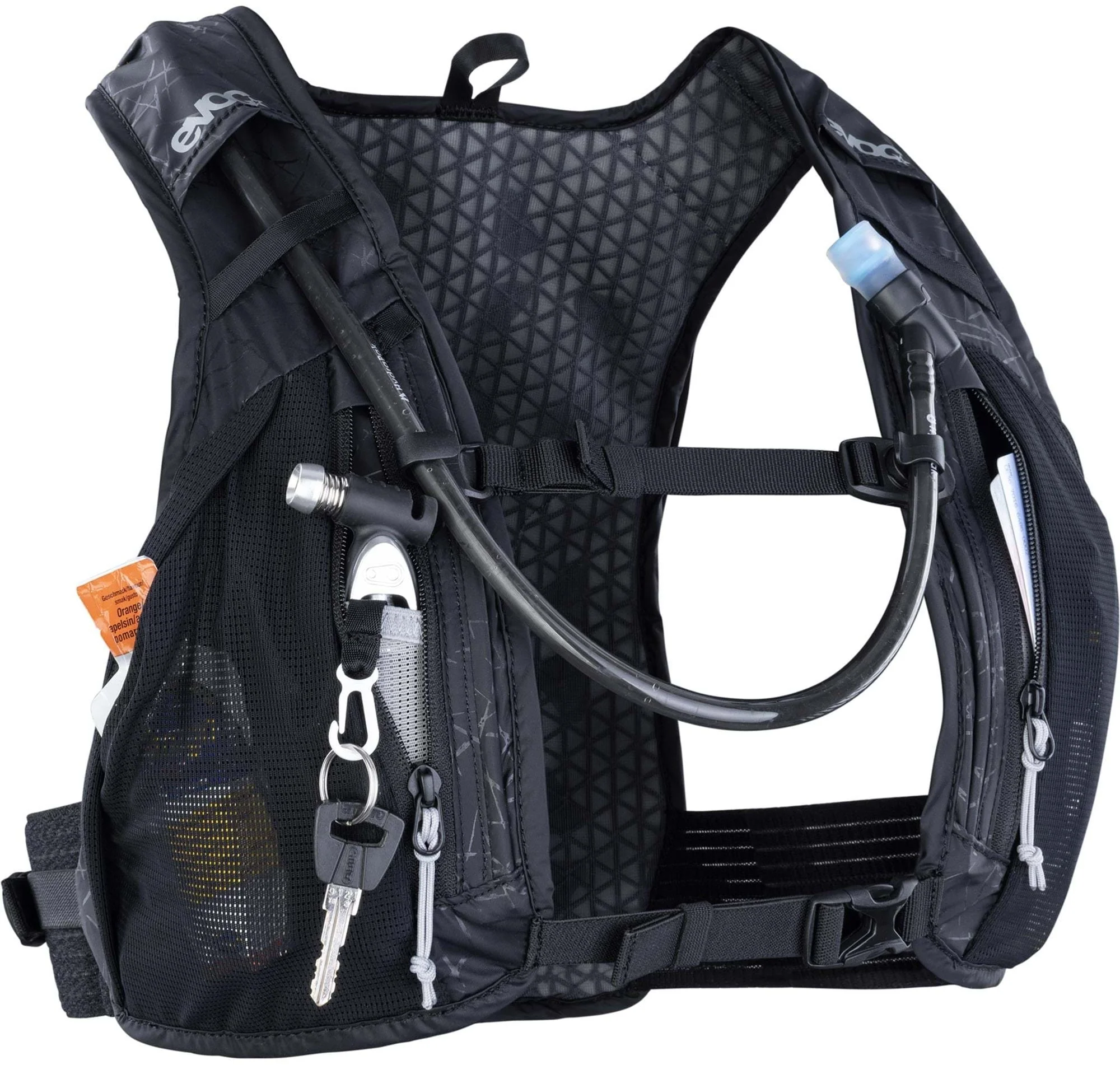 Evoc Hydro Pro 6L Cycling Hydration Backpack With 1.5L Bladder - Black - Image 4