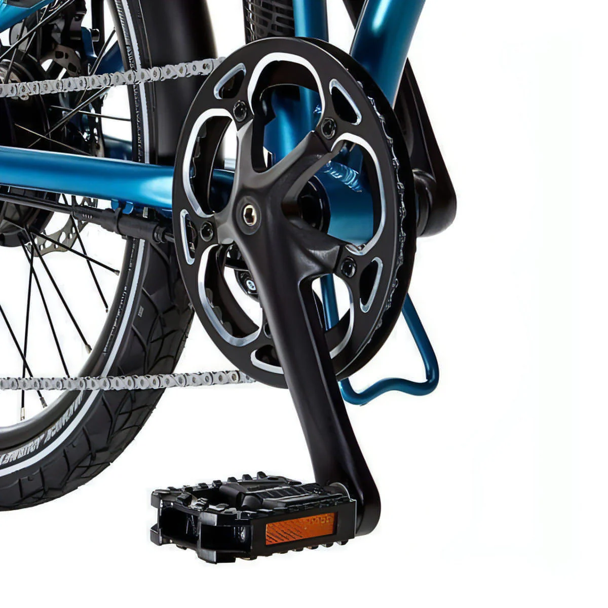 Ezego Fold Electric Folding Bike Ex-Demo - Teal - Image 14