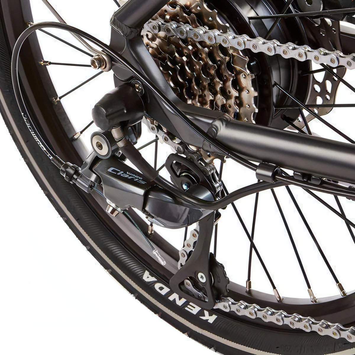 Ezego Fold LS Electric Folding Bike - Grey - Image 6