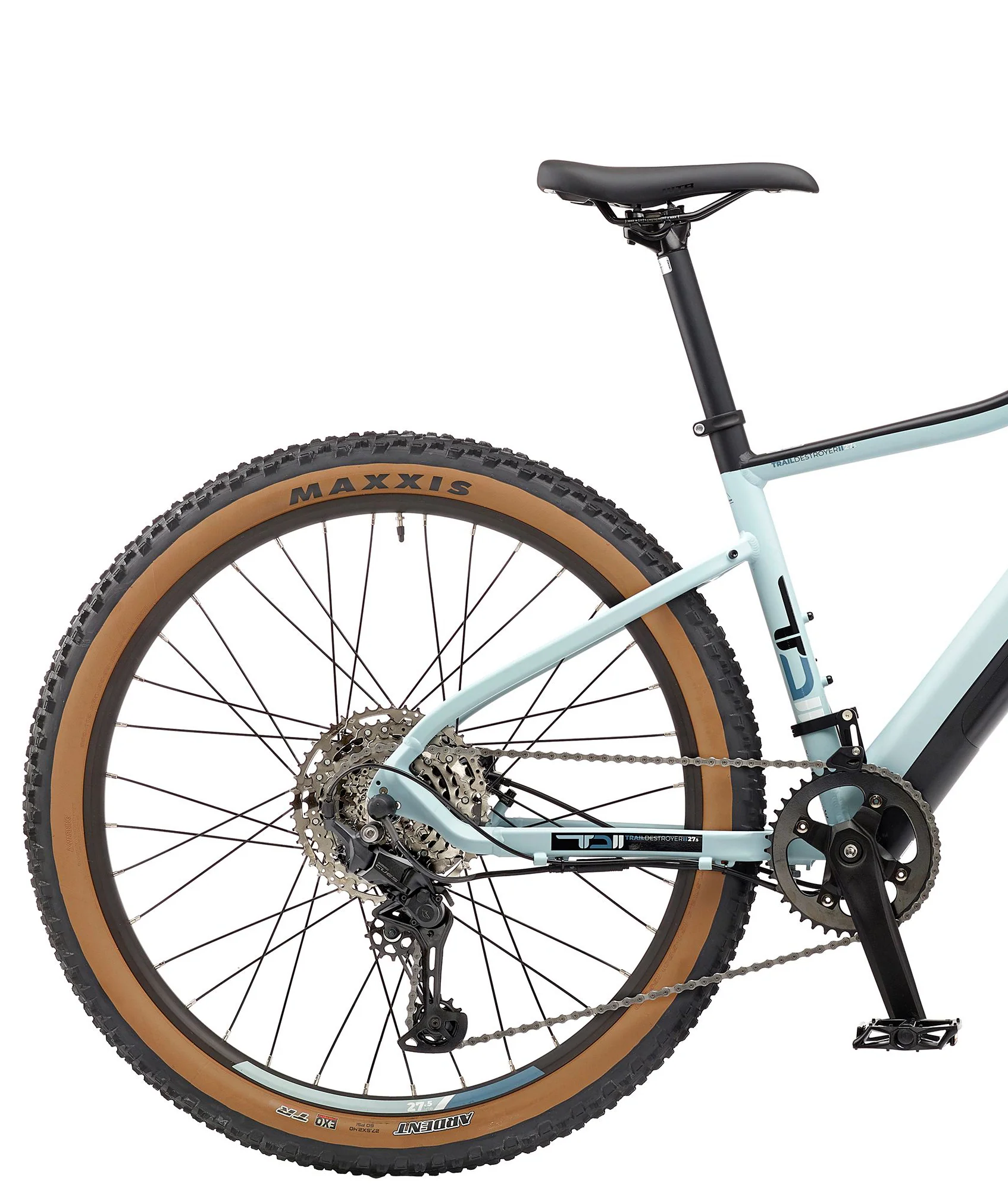 Ezego Trail Destroyer II Electric Mountain Bike - Ice Blue - Image 2