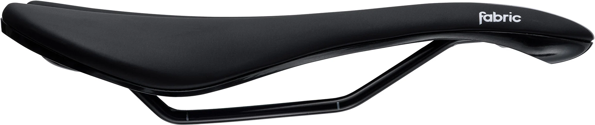 Fabric Line Sport Shallow Steel Cycling Saddle - Black - Image 2
