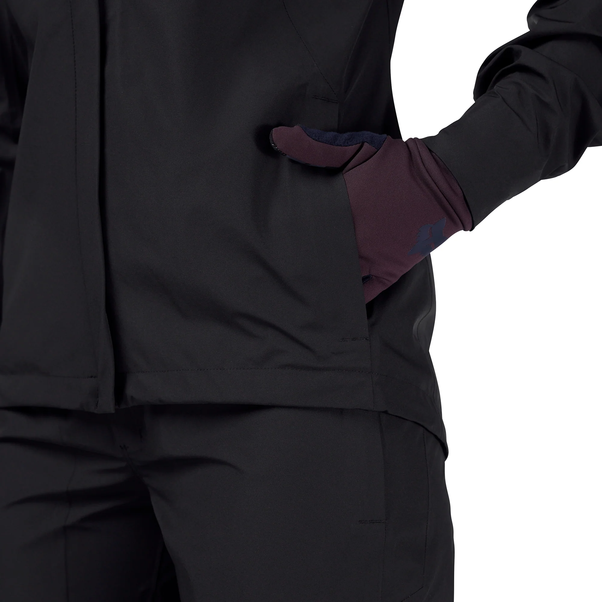 Fox 2.5 Layer Ranger Water Womens Cycling Jacket - Black - Image 4