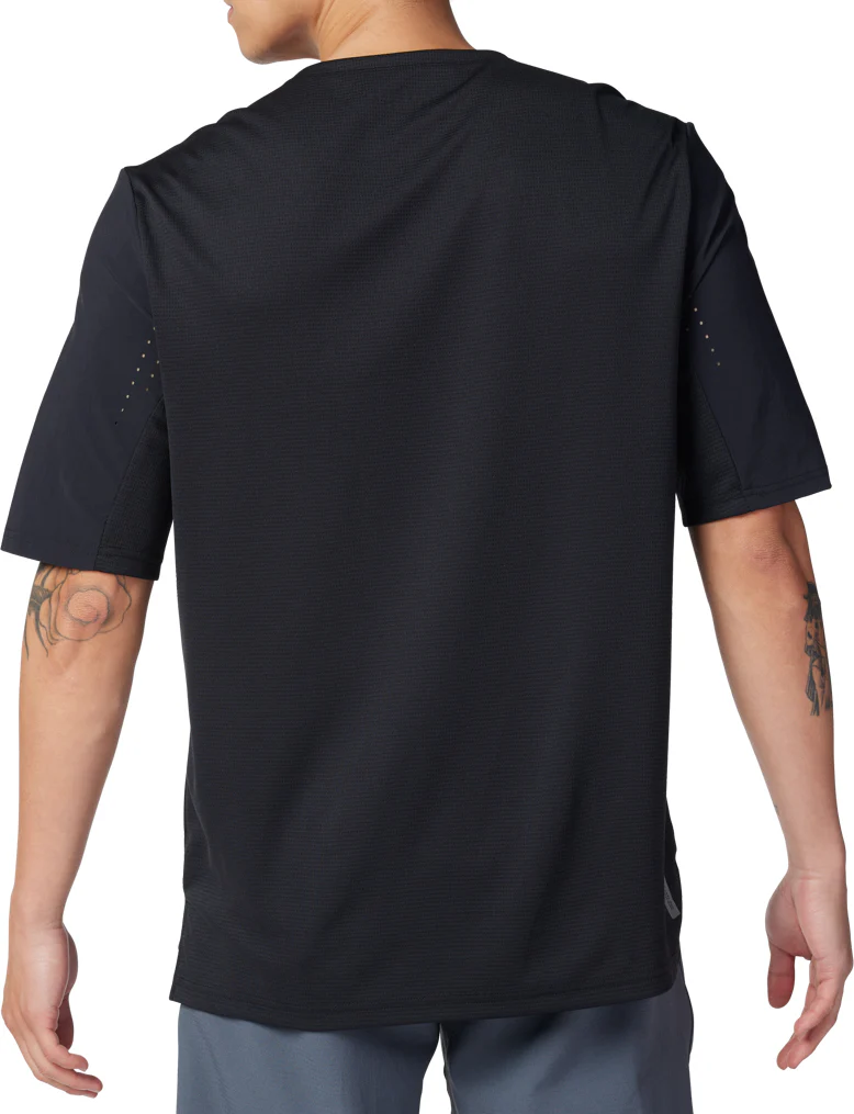 Fox Defend Short Sleeve Mens Cycling Jersey - Black - Image 2