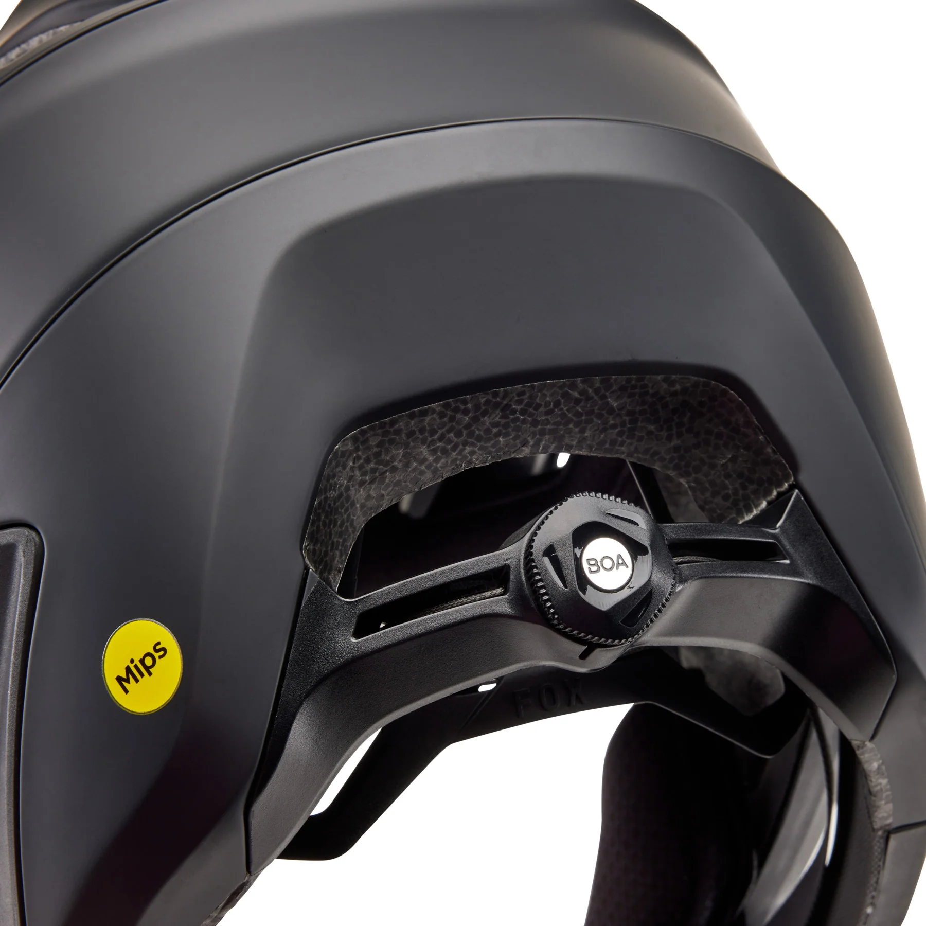 Fox Dropframe Pro MTB Full Face Cycling Helmet - Black - Image 9