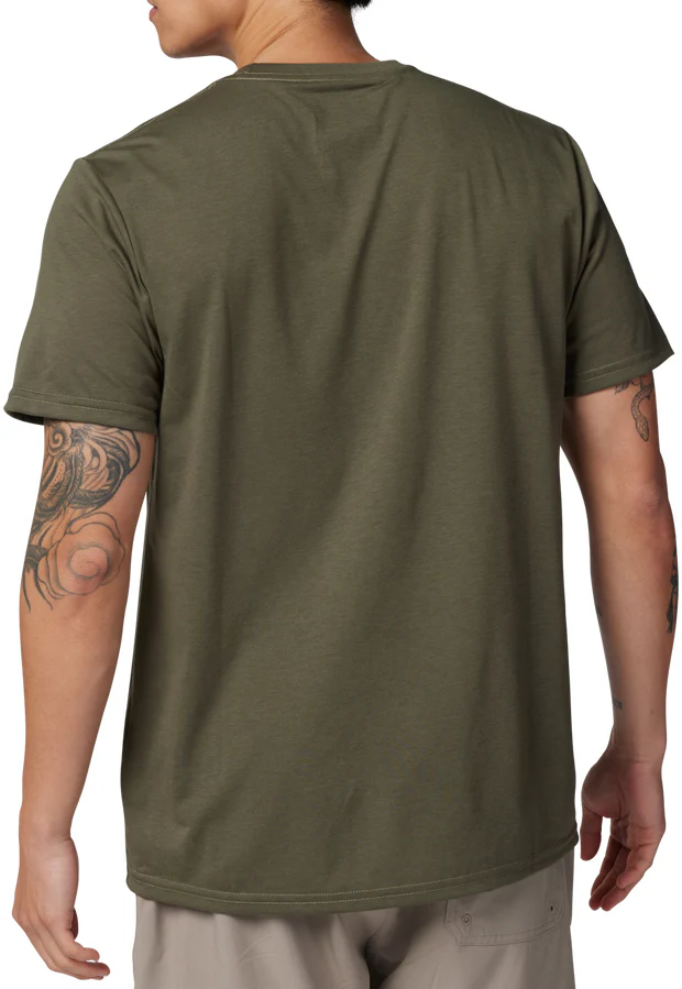 Fox Non Stop Tech Mens Short Sleeve Top - Green - Image 2
