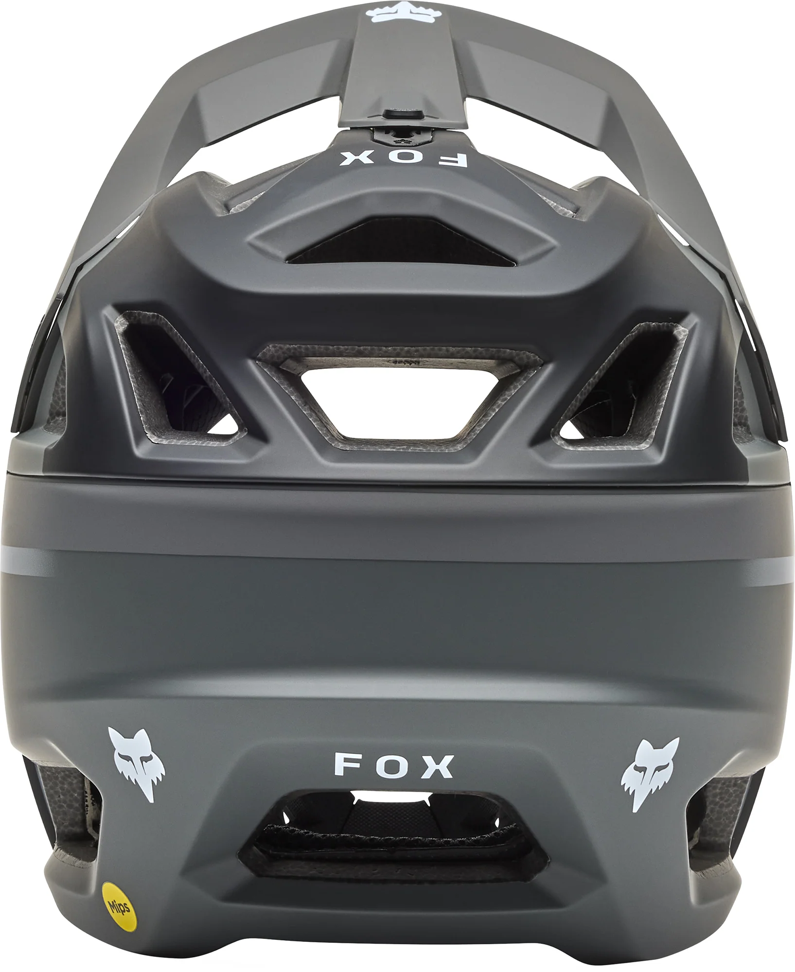 Fox Proframe Rizer MTB Full Face Cycling Helmet - Grey - Image 4