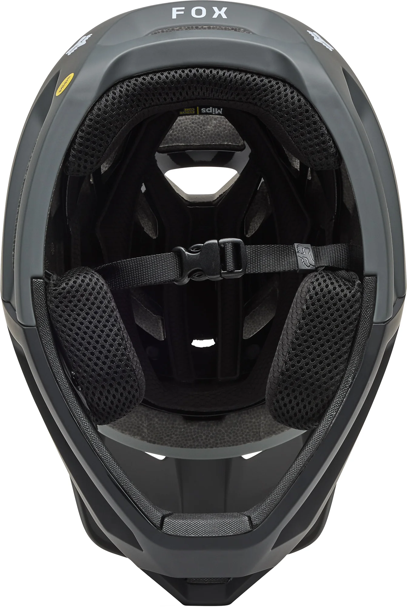 Fox Proframe Rizer MTB Full Face Cycling Helmet - Grey - Image 6
