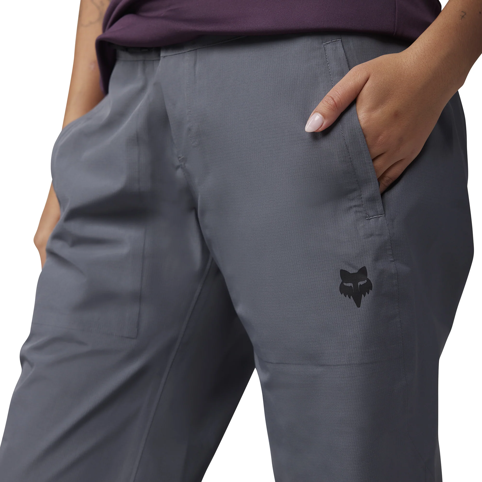 Fox Ranger 2.5L Water Womens Cycling Trousers - Grey - Image 4