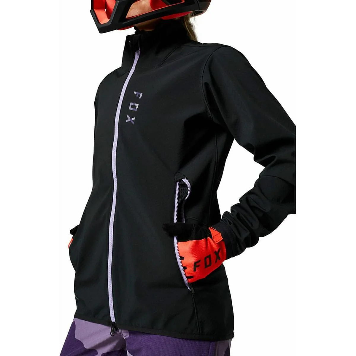 Fox Ranger Fire Womens Cycling Jacket - Black - Image 3