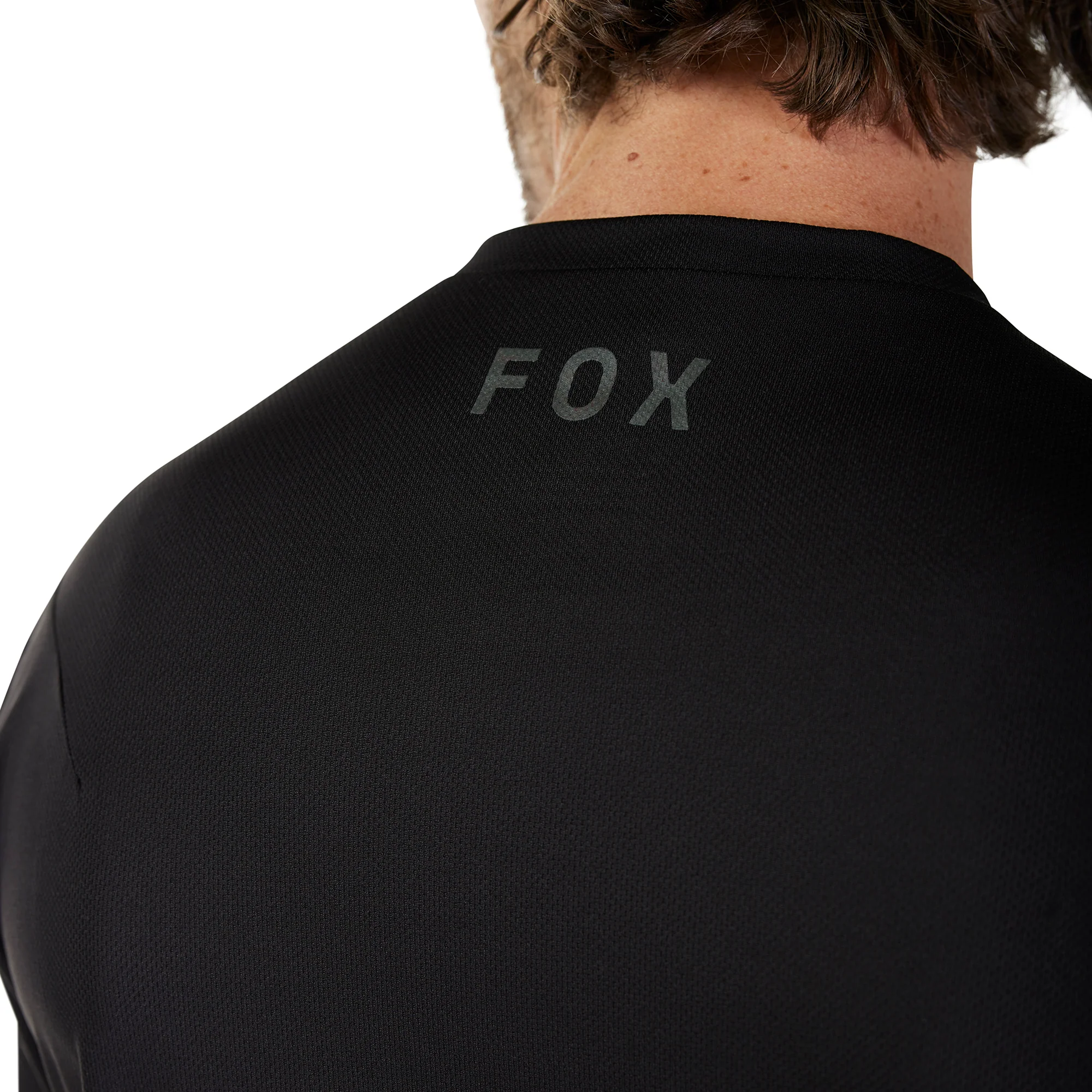 Fox Ranger Fox Head Short Sleeve Mens Cycling Jersey - Black - Image 4