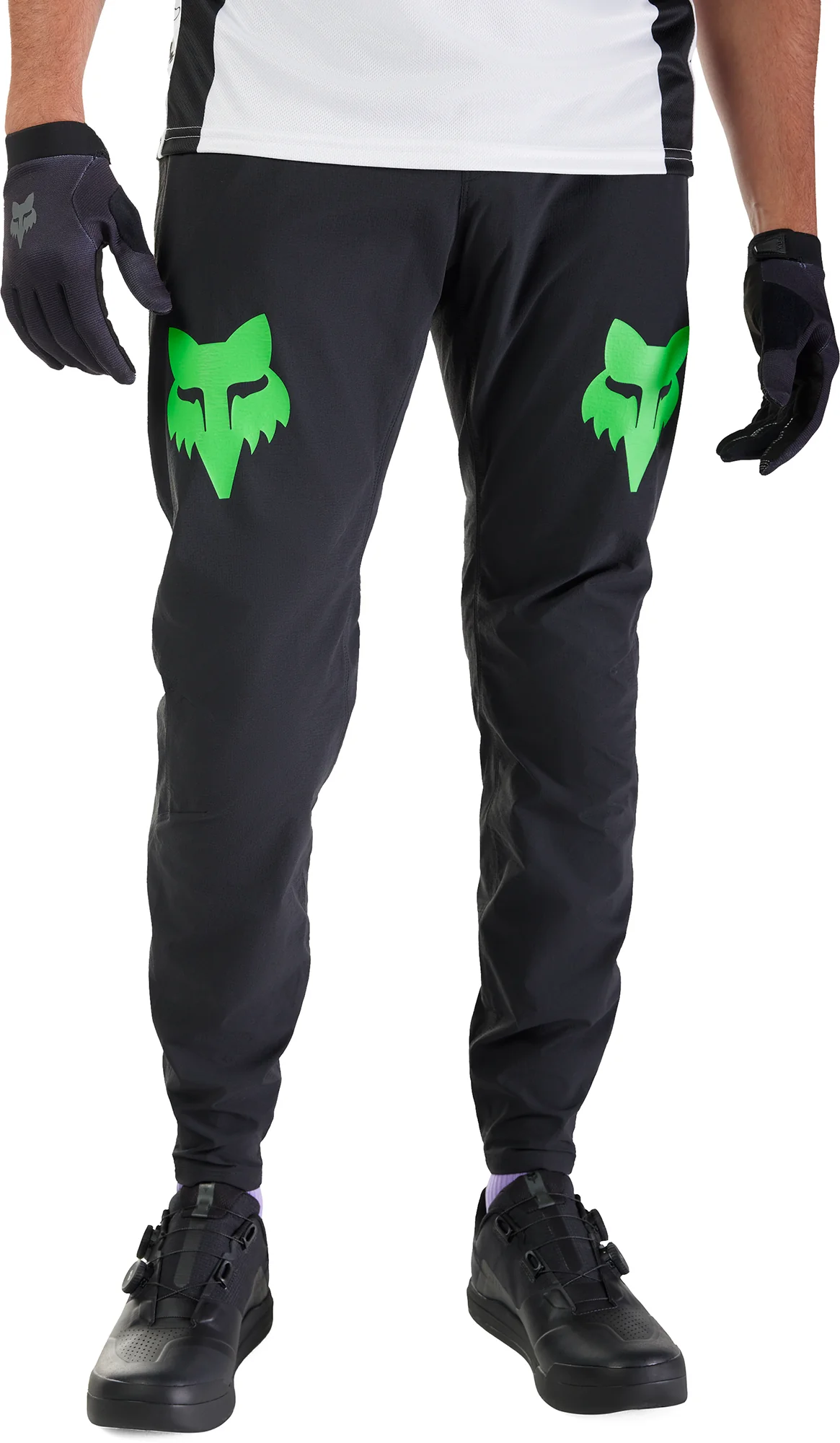 Fox Ranger Grid Mens Cycling Trousers - Black