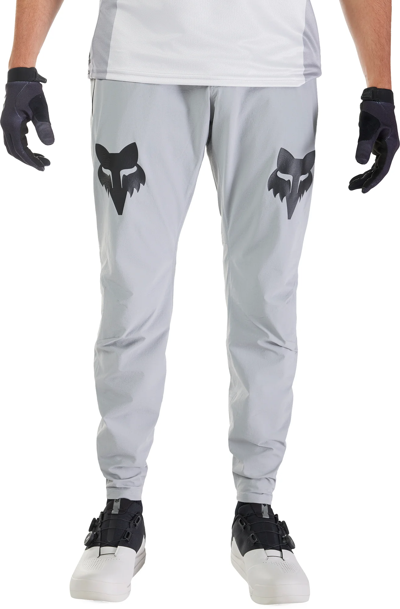 Fox Ranger Grid Mens Cycling Trousers - Grey