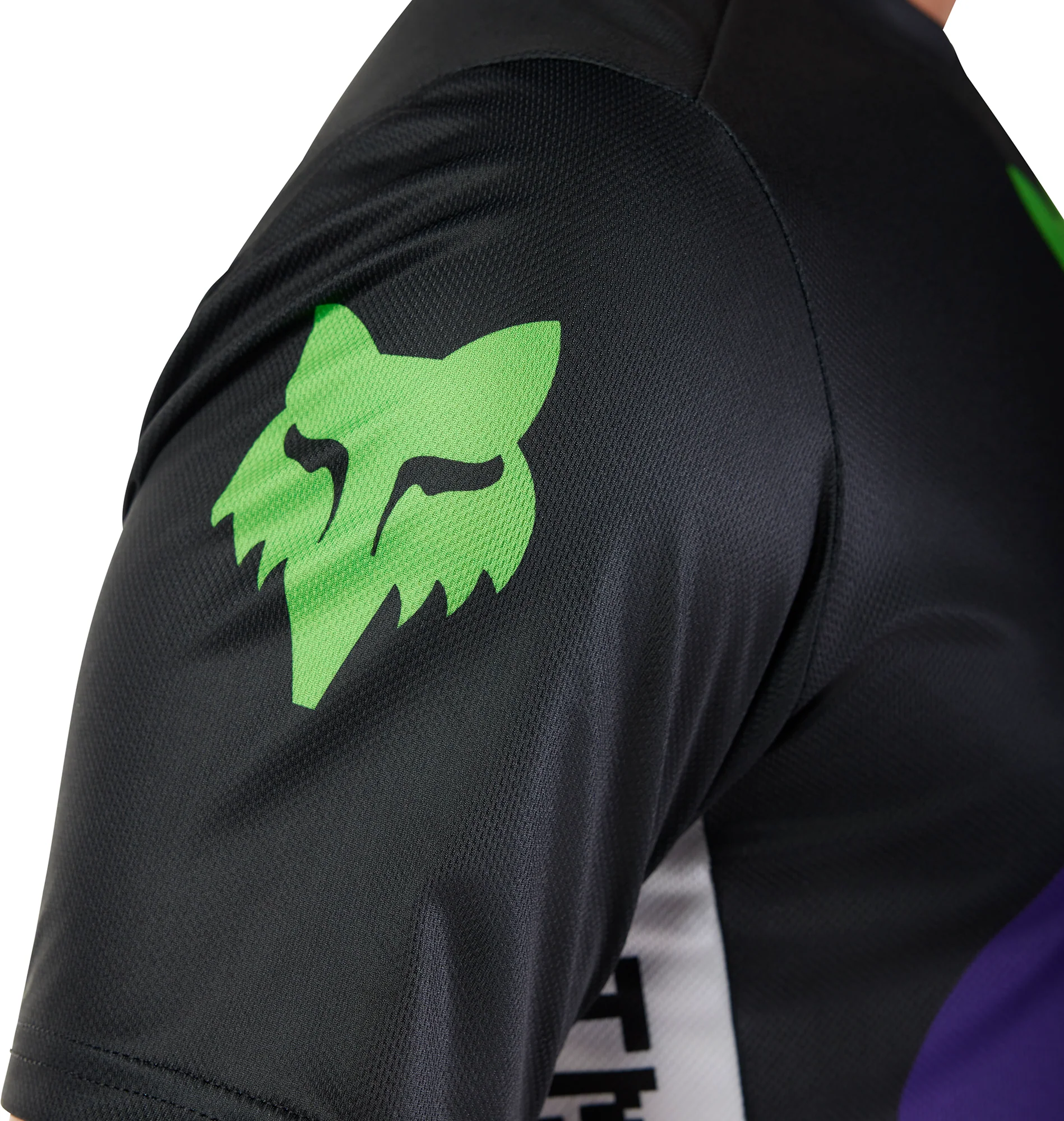 Fox Ranger Grid Short Sleeve Mens Cycling Jersey - Black - Image 3