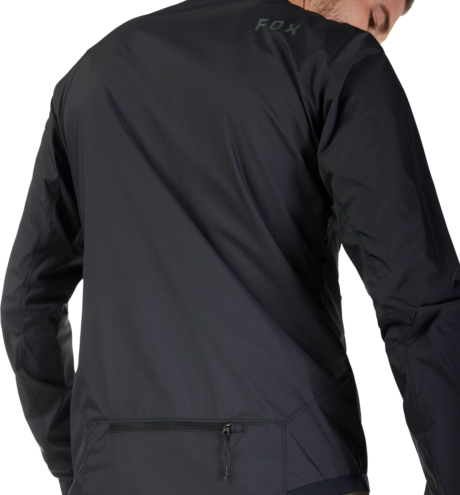 Fox Ranger Wind Mens Cycling Jacket - Black - Image 4